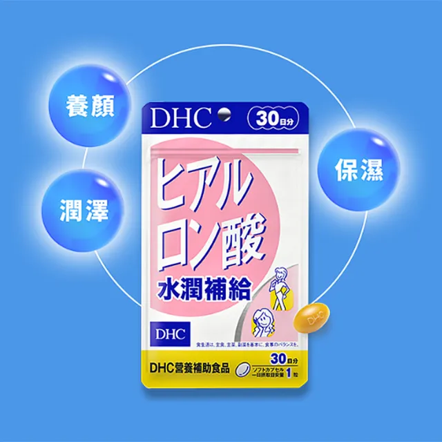 【DHC】水潤補給30日份 9入組(30粒/入 玻尿酸 花青素 保水)