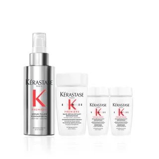 【KERASTASE 巴黎卡詩】白鑽升肽重建熱活精華 90ml(護髮/修護/養髮/抗熱/防斷)