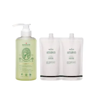 【ROOTON 官方直營】甦活植萃洗髮超值組-洗髮精500ml+洗髮精補充包500mlx2入+洗護髮旅行組