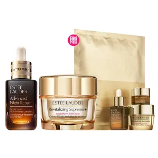 【Estee Lauder 雅詩蘭黛】特潤超導全方位修護露50ml+膠原霜 75ml(精華液/乳霜)