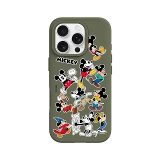 【RHINOSHIELD 犀牛盾】iPhone 16系列 SolidX MagSafe兼容 防摔手機殼/米奇系列-Sticker-各種米奇(迪士尼)