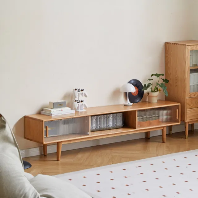 【hoi! 好好生活】預購60天★維莎原木巧伴橡膠木實木原木色電視櫃1.2M Y520N02