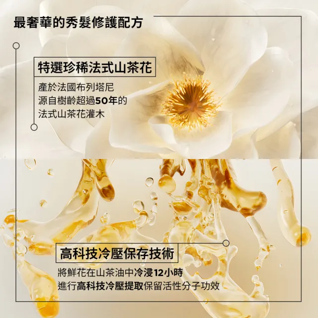 【KERASTASE 巴黎卡詩】金緻柔馭山茶花鎏光露75ml(升級版奢光小金油/極致保濕/長效抗躁/護髮油/髮油)