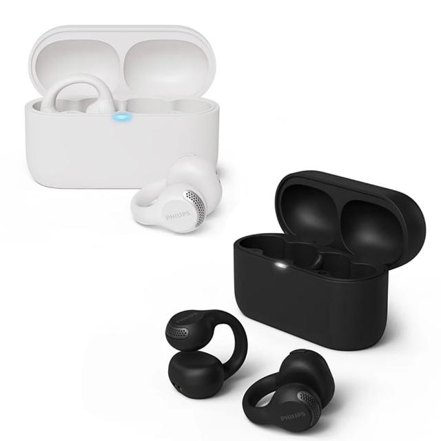 【Philips 飛利浦】開放式耳夾真無線藍牙耳機 TAQ2000(耳夾造型 輕巧但牢固)