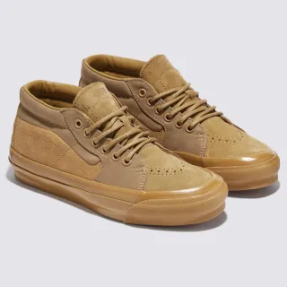 【VANS 官方旗艦】Tokyo Design Collective Sk8-Mid Reissue 83 MG 奶茶色滑板鞋/休閒鞋