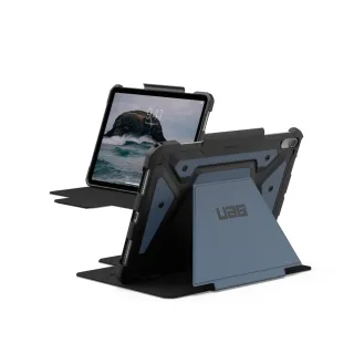 【UAG】iPad Air 11（2024-2025）/10.9吋都會款耐衝擊保護殼-藍(M3 M2 平板殼 防摔殼)