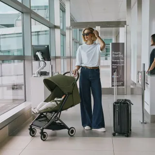 【Cybex 官方直營】Orfeo 輕便可平躺登機嬰兒推車(登機推車)
