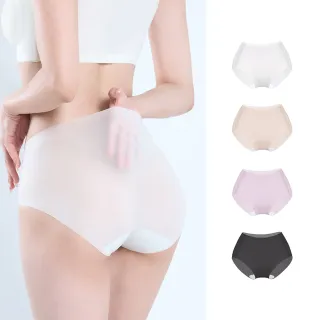 【MarCella 瑪榭】肌呼無感-無痕中腰痕隱型抗菌內褲(女內褲/無痕內褲/抗菌內褲/面膜內褲/口紅內褲)