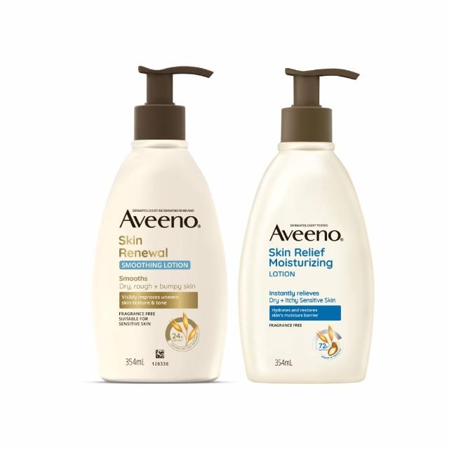 【Aveeno 艾惟諾】燕麥高效舒緩/煥光奇肌保濕乳354ml(官方直營)