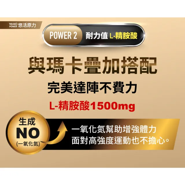 【悠活原力】原力黑馬卡精胺酸粉包3盒-能量飲風味(20包/盒 瑪卡 鋅酵母 南非醉茄 透納葉)