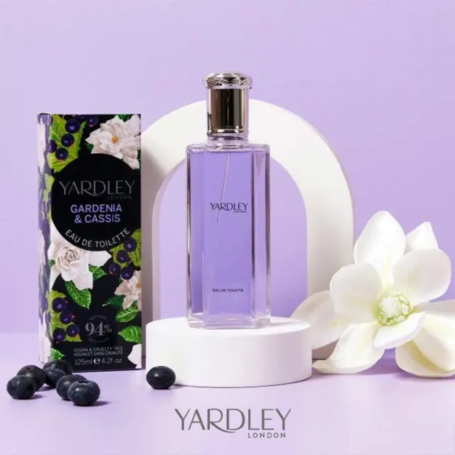 【YARDLEY  雅麗】梔子花&黑醋栗淡香水125ml(專櫃公司貨)
