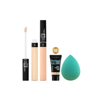 【MAYBELLINE 媚比琳】FIT ME遮遮稱奇遮瑕膏#零死角隱形瑕疵(2入組)