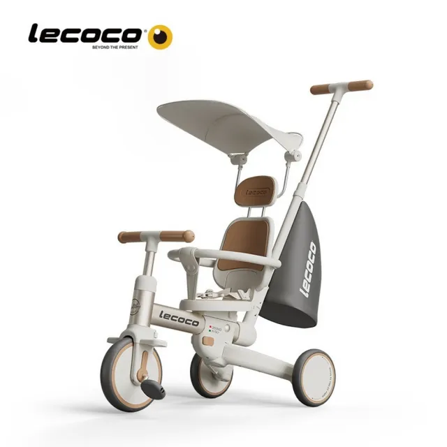 【Lecoco】樂卡兒童多功能三輪車S3max-24(三輪車 滑步車)