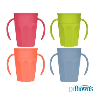 【Dr.Brown&rsquo;s 布朗博士】360度防漏手把200ml水杯 素色款