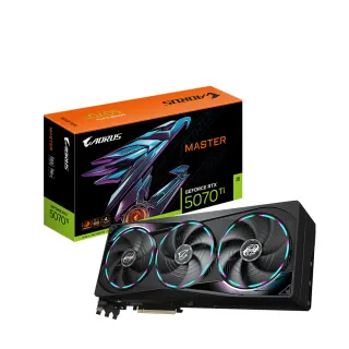 【GIGABYTE 技嘉】AORUS RTX5070Ti MASTER 16G 顯示卡(組合包)
