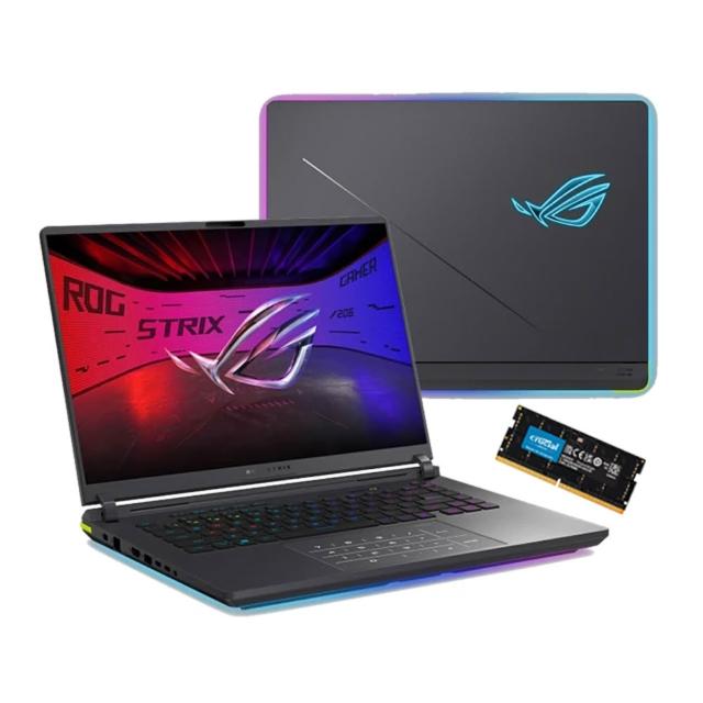 【ASUS 華碩】升級32G組★16吋 i9 GeForce RTX 5060 電競筆電(G615JMR-0021G14900HX-NBL/i9-14900HX/16G/1T