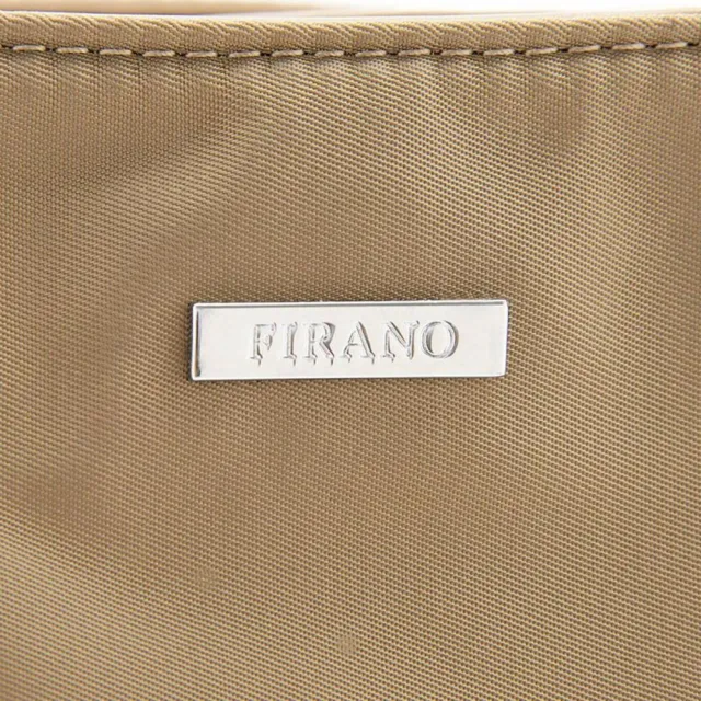 【FIRANO】雙11 銀鐵牌輕量尼龍手提/斜背兩用包(卡其褐色)