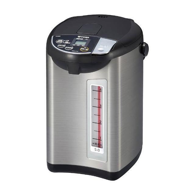 【TIGER 虎牌】日本製　超大按鈕微電腦電熱水瓶５公升(PDU-A50R)