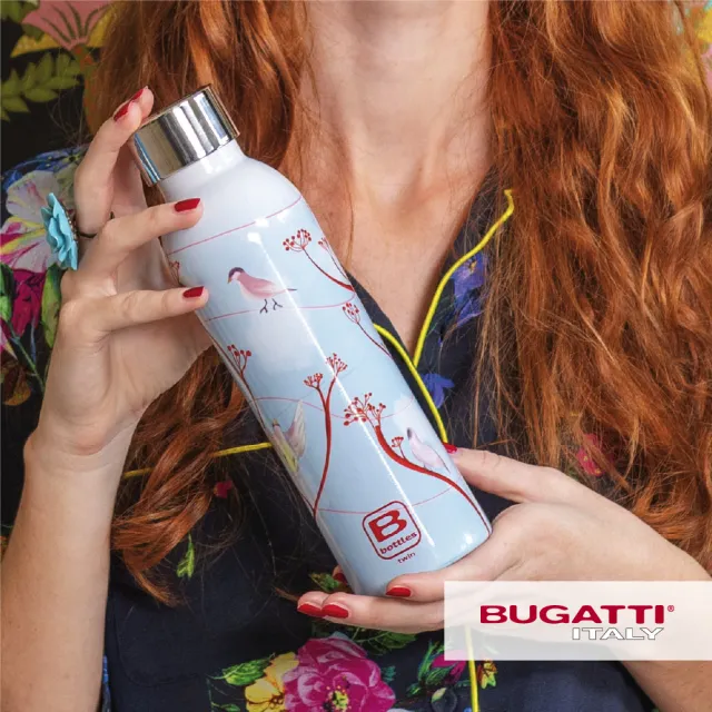 【Bugatti 布加迪】買1送1 義大利 設計師系列 500ml保溫瓶(316醫療級不鏽鋼/任選2色)