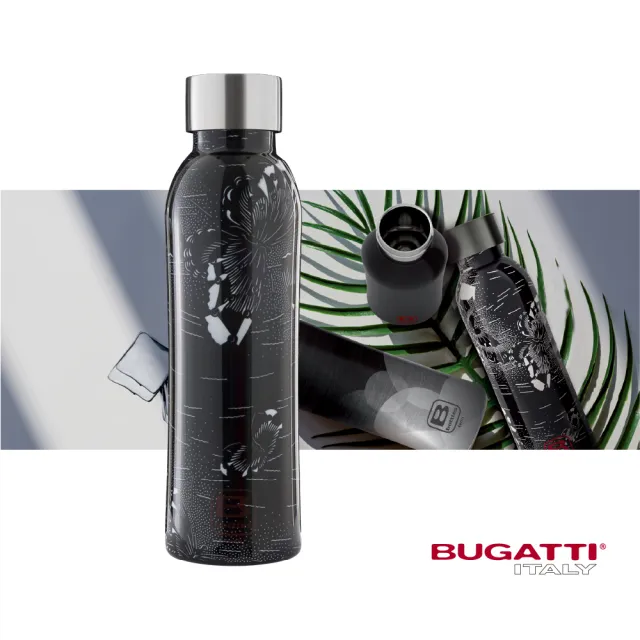 【Bugatti 布加迪】買1送1 義大利 設計師系列 500ml保溫瓶(316醫療級不鏽鋼/任選2色)