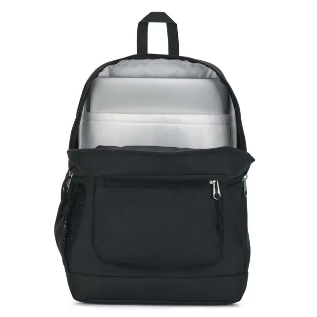 【JANSPORT】雙11 Cross Town Plus 後背包 運動包 雙肩背包 黑(JS0A7ZNZ008)
