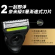 【Gillette 吉列】mo獨家☆極光刮鬍刀黑金禮盒一刀三頭(3U旅行盒組)