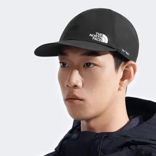 【The North Face】北面男女款黑色舒適透氣運動帽｜8GMD4H0