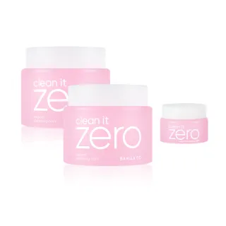 【BANILA CO】ZERO零感肌瞬淨卸妝霜180ml-2入(經典潤澤/瞬淨力升級/清爽水潤/清潔)