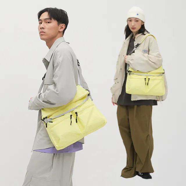 【plain-me】特惠！男女包 防潑水輕量側背包 PLN3052-251(防水包 大容量 斜背包 電腦包 筆電包 公事包)