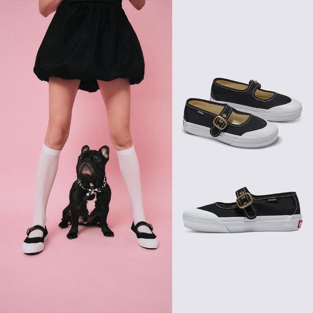 【VANS】官方旗艦 Mary Jane 黑白色滑板鞋 休閒鞋