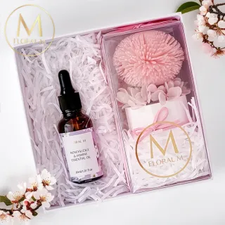【Floral M】彩虹泡泡香氛擴香花禮盒 含30ml品牌香氛油(居家香氛/香水精油/香氛擴香花/擴香禮物/送禮)