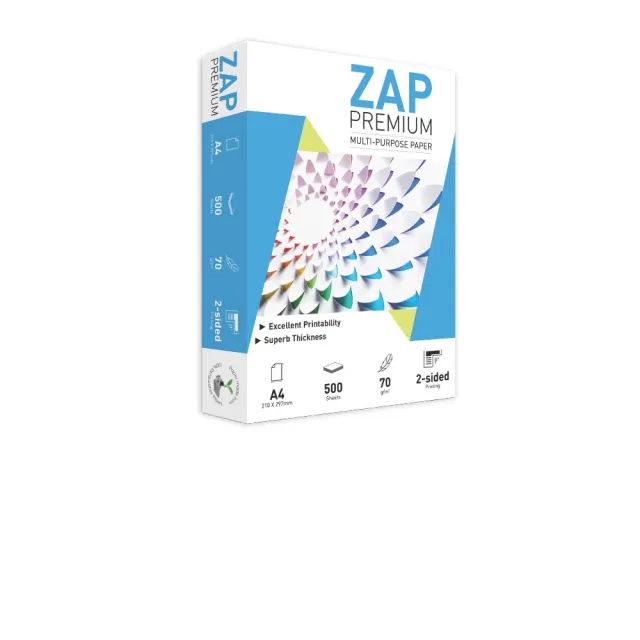【ZAP】多功能影印紙A4 70G 5包/箱(PaparOne 同紙廠生產製造)