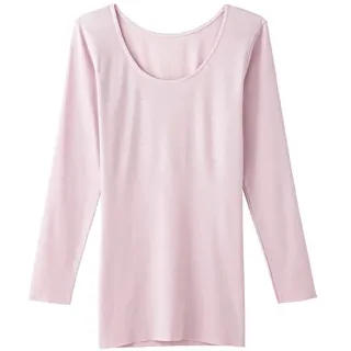 【Gunze 郡是】集中型保暖發熱衣八分袖(粉)