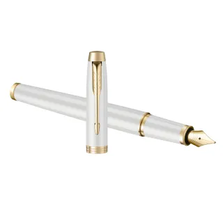 【PARKER】派克  IM金屬系列限量版 珠光白 鋼筆啟程禮盒(IM)