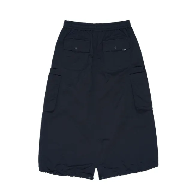 【5th STREET】雙11 女裝 長裙 工裝裙 黑色(980037)