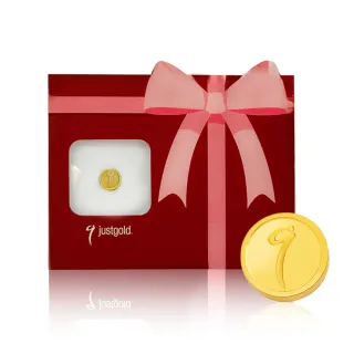 【Just Gold 鎮金店】鎮金 g 豆幣 黃金金豆0.5g(網路限定)