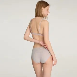 【Anden Hud】XXL Moonlit Swan．窄版V蕾絲高腰三角內褲(清透紫-公主)