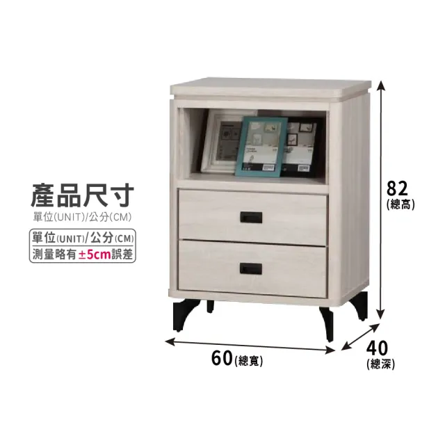 【ASSARI】2尺成吉收納櫃(寬60x深40x高82cm)