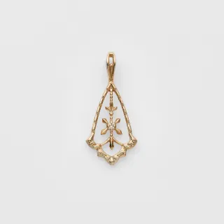 【agete】5K蕾絲墜飾