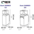 【SICCE 希捷】鯊魚300型 磁座式蛋白除沫器150L/H 靜音運作/自體清潔軸心設計(義大利 台灣公司貨 S300)