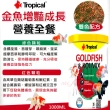 【Tropical 德比克】金魚增豔成長營養全餐1000ml 小顆粒含螺旋藻和蝦紅素(獅頭、藍壽、琉金、土佐金40105)