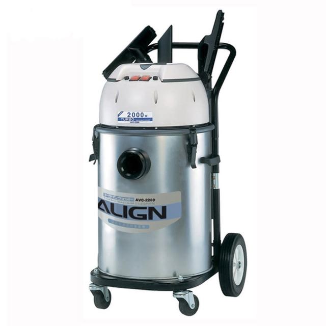 【ALIGN亞拓】雙渦輪工業用乾濕兩用吸塵器60公升集塵桶(AVC-2260)