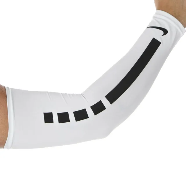 【NIKE 耐吉】PRO ELITE 運動臂套2.0 抗UV護肘 防曬袖套 籃球棒球網球羽球慢跑單車皆適用(N0002044127SM)