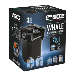 【SICCE 希捷】200型圓桶筒式過濾器700L/H 獨特的自吸系統含濾材(義大利製造台灣公司貨W200)
