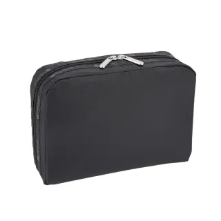 【Lesportsac】ExtraLargeRectangularCosmetic 加大型化妝包/永恆黑(7121)