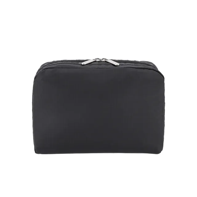 【Lesportsac】ExtraLargeRectangularCosmetic 加大型化妝包/永恆黑(7121)