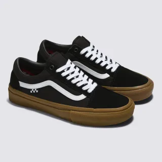 【VANS 官方旗艦】Skate Old Skool 黑色專業滑板鞋/休閒鞋/帆布