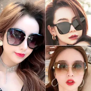 【Seoul Show 首爾秀】超值2入 高級質感韓風明星太陽眼鏡抗UV400墨鏡(男女款)