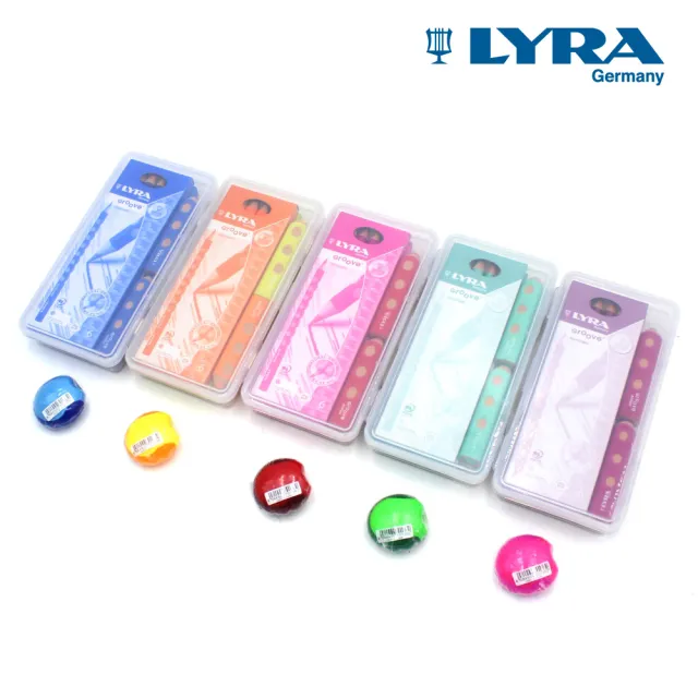 【LYRA】三角洞洞筆12入+造型筆擦超值組-多色可選(文具組 開學必備 洞洞鉛筆 橡皮擦 筆削)