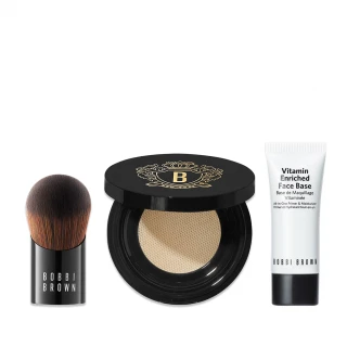 【Bobbi Brown 芭比波朗】奢光蟲草大師定妝組(大師定妝刷+蟲草奢光蜜粉)